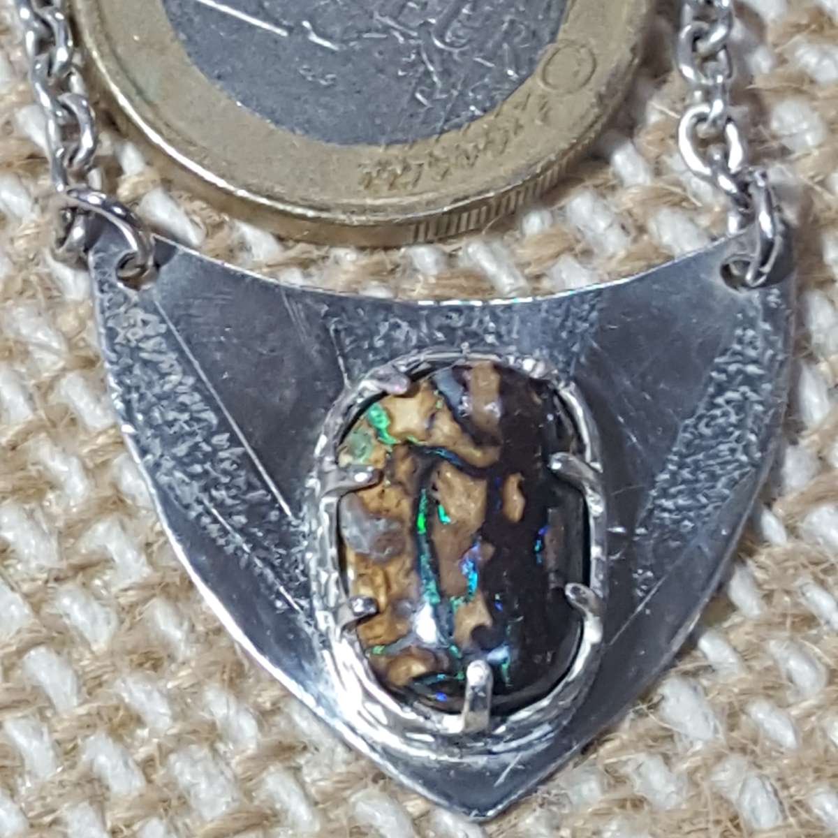 Collier opale boulder koroit d'Australie... – Image 5