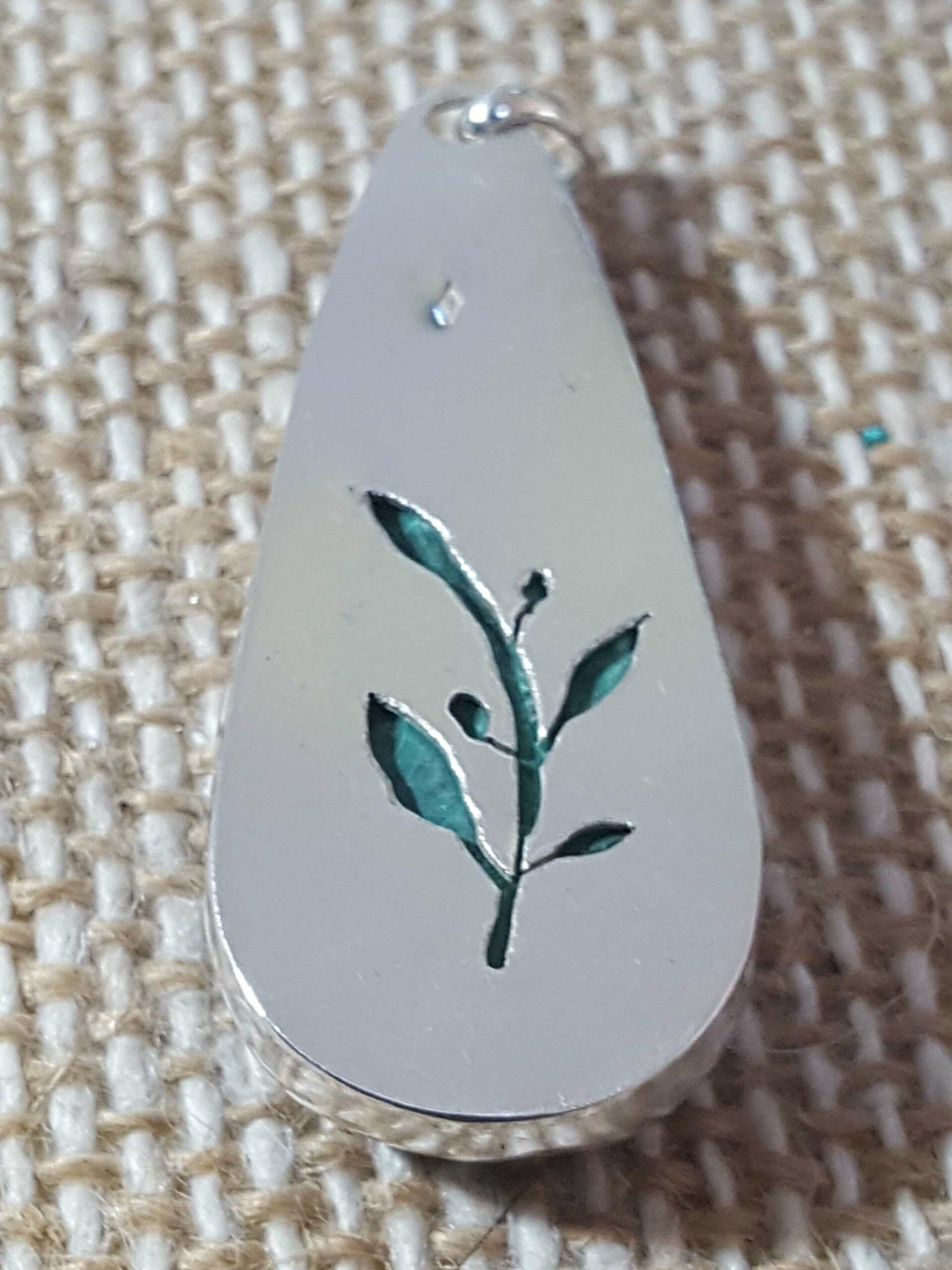 Pendentif chrysocolle à malachite – Image 5