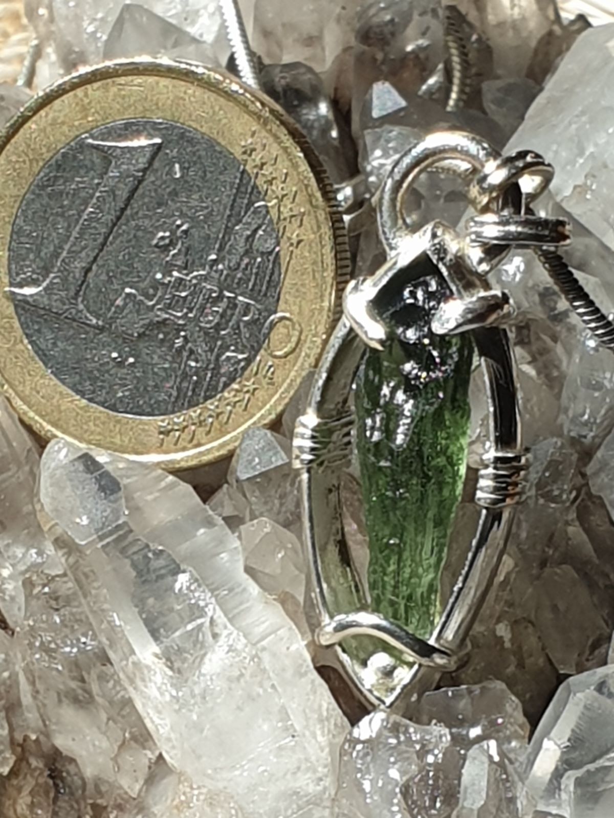 Pendentif en moldavite n°1 – Image 5